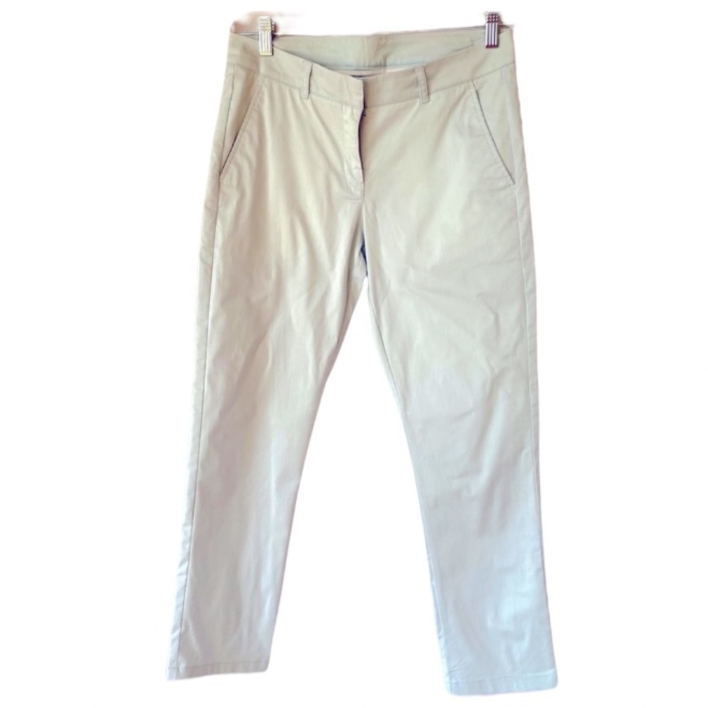 Cross Light Blue Cotton Blend Athletic Straight Leg Pants